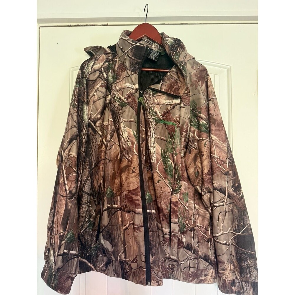 Remington Realtree AP Camo Hooded Full-Zip Jacket Size 2XL